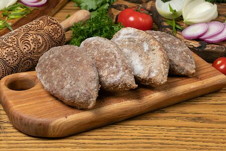 Котлеты cвинo-говяжьи