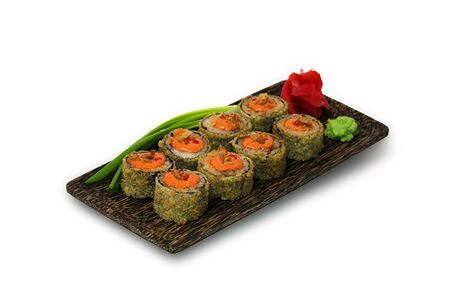 Ролл Лосось-кимчи горячий