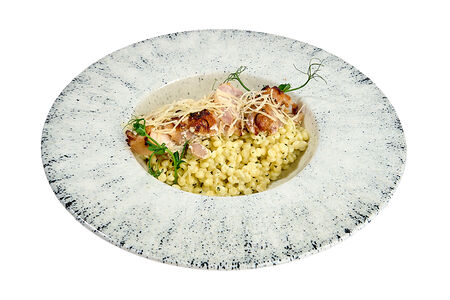 Птитим с цыпленком гриль