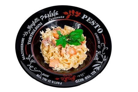 Паста с лососем