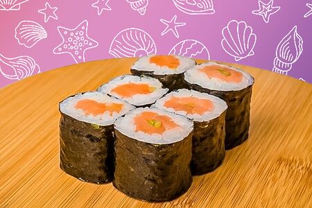 Ролл Маки с копченым лососем