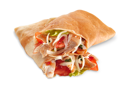 Блин Паназиатский с курицей в кисло-сладком соусе