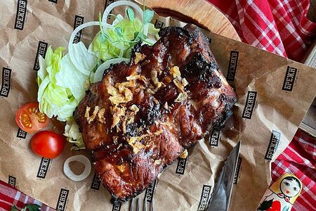 Рёбра свиные барбекю