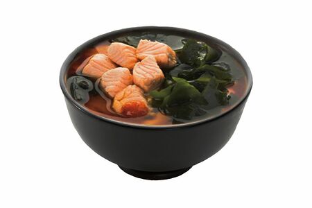 Мисо-суп с лососем