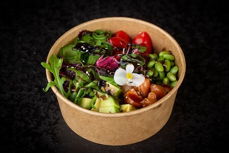 Будда боул с лососем