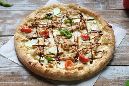 Пицца Курица барбекю средняя