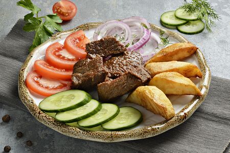 Казан кебаб из говядины