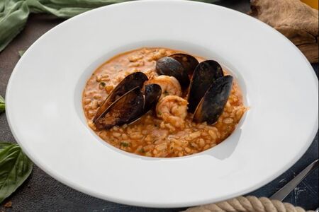 Ризотто Морской коктейль