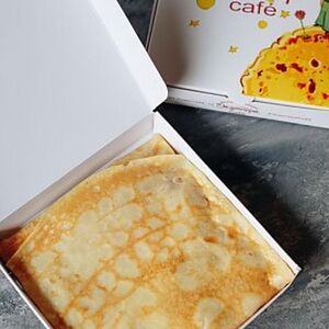 Блинчик с индейкой, отварным яйцом и сыром