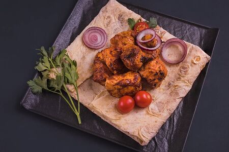 Шашлык из филе куриной грудки