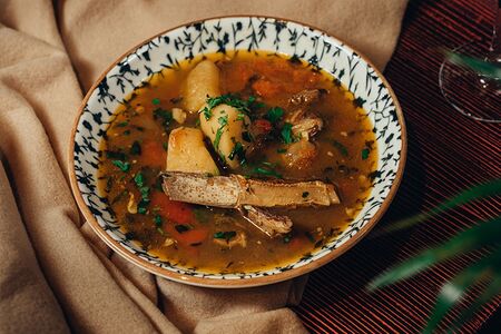 Баглама из бараньих рёбер