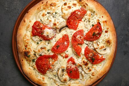 С курицей и грибами