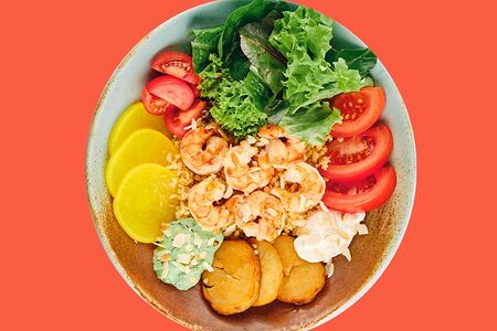 Боул с креветкой