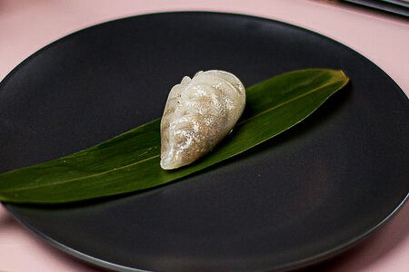 Димсам с овощами и грибами шиитаке на пару