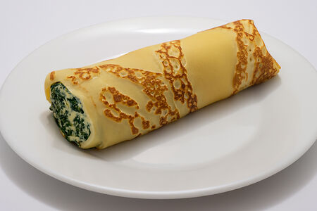 Блины со шпинатом