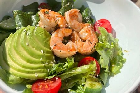 Салат с Креветками