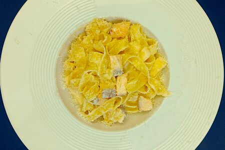 Паста с семгой