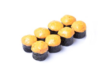 Запеченный острый с лососем