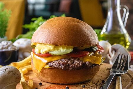 Бургер грибной