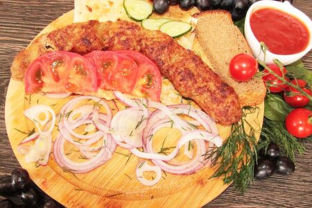 Люля-кебаб из говядины