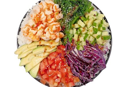 Поке с тигровой креветкой