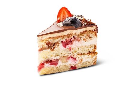 Торт тортик Бананово-клубничный