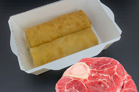 Блины с мясом 2 шт