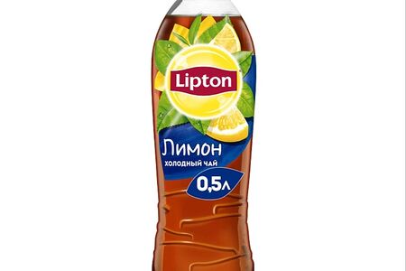 Чай чёрный Lipton Лимон