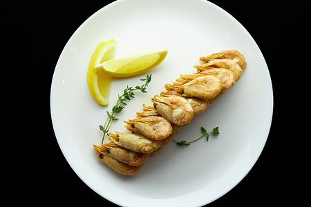 Креветки отварные