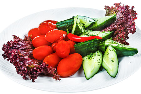 Ассорти малосольных овощей