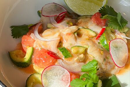 Севиче из сибаса