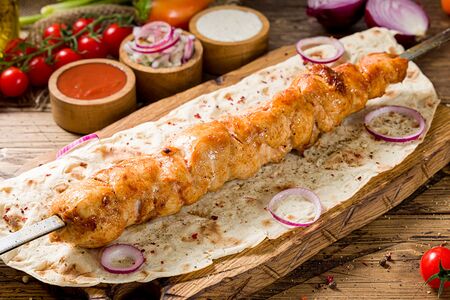 Шашлык из куриной грудки