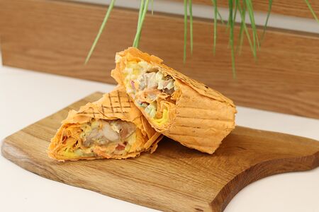 Шаурма Двойной сыр и мясо макси