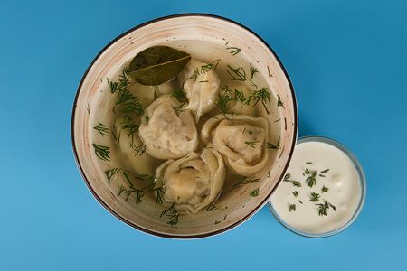 Домашние мясные пельмени