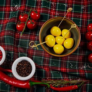 Маринованные перепелиные яйца