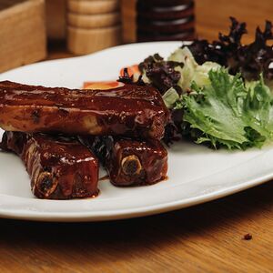 Свиные рёбра в соусе BBQ