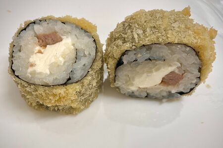 Жареный с угрем