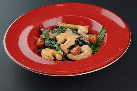 Паста с креветками