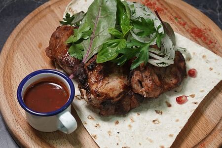 Шашлык из cвинoй шеи