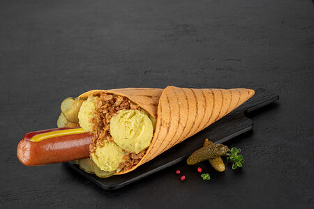 Рулле с охотничьей колбаской