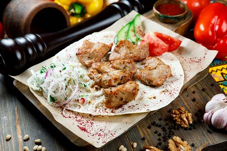 Шашлык из мякоти телятины