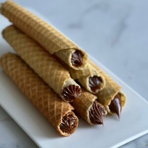 Трубочка с вареной сгущенкой