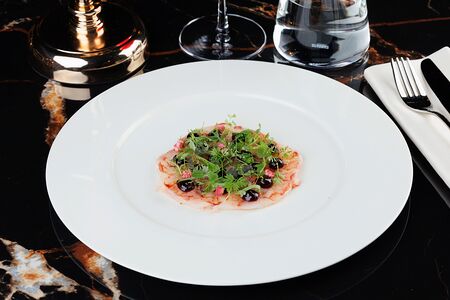 Карпаччо из дальневосточной креветки