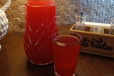 Морс клюквенный собственного приготовления