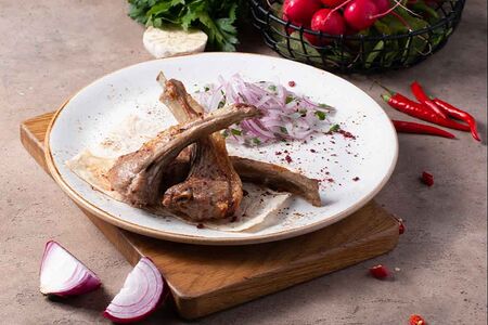 Шашлык из бараньей корейки