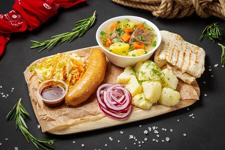 Ланч Колбаски BBQ куриные