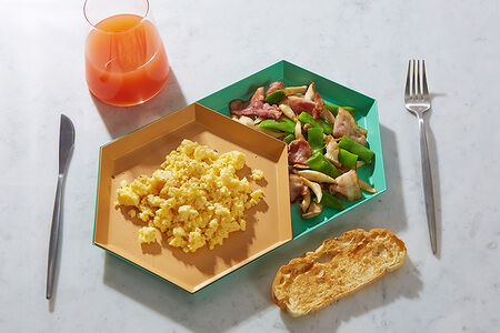 Скрэмбл с беконом