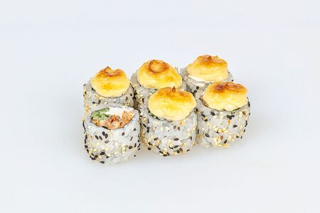 Запечённый угорь в сливочном соусе