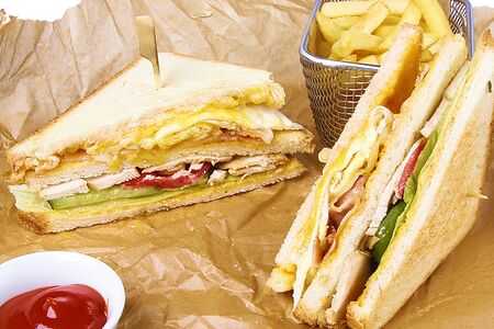 Сэндвич с куриным филе