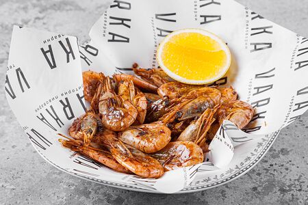 Жареные Магаданские креветки со специями